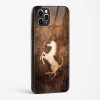 Ferrari Design Gold Glass Case for iPhone 11 Pro Max