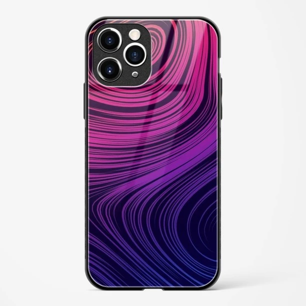 Spiral Design Glass Case for iPhone 11 Pro Max