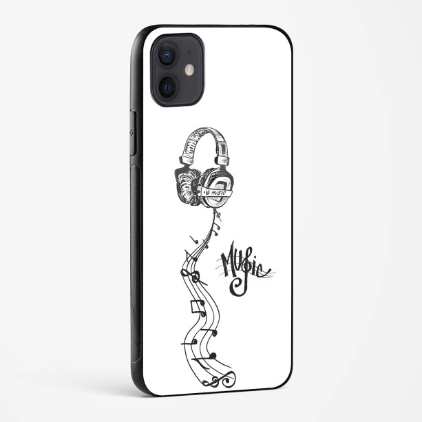 My Music Glass Case Phone Cover For iPhone 12