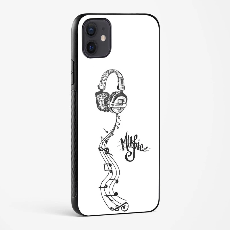 My Music Glass Case Phone Cover For iPhone 12