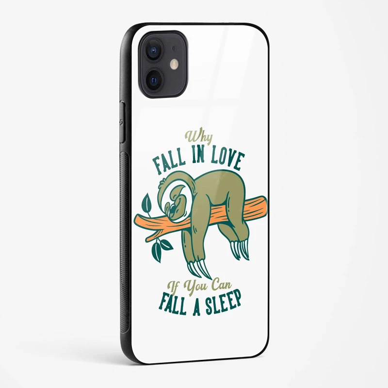 Sleep Lover Glass Case Phone Cover For iPhone 12