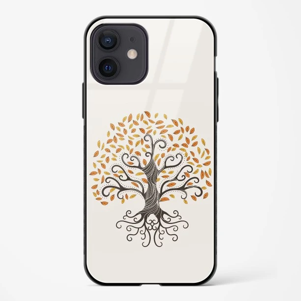 Oak Tree Deep Roots Glass Case Phone Cover For iPhone 12