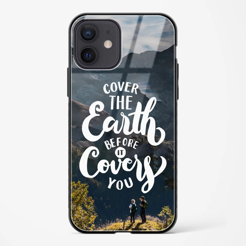 Travel Quote Glass Case Phone Cover For iPhone 12