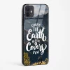 Travel Quote Glass Case Phone Cover For iPhone 12
