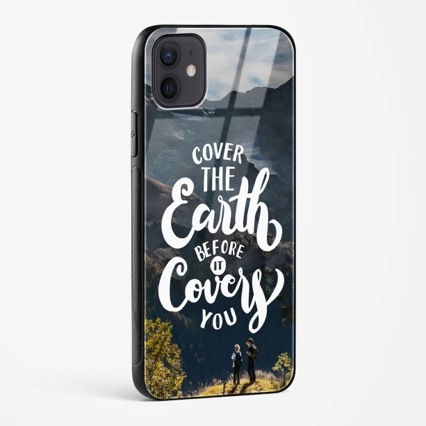Travel Quote Glass Case Phone Cover For iPhone 12