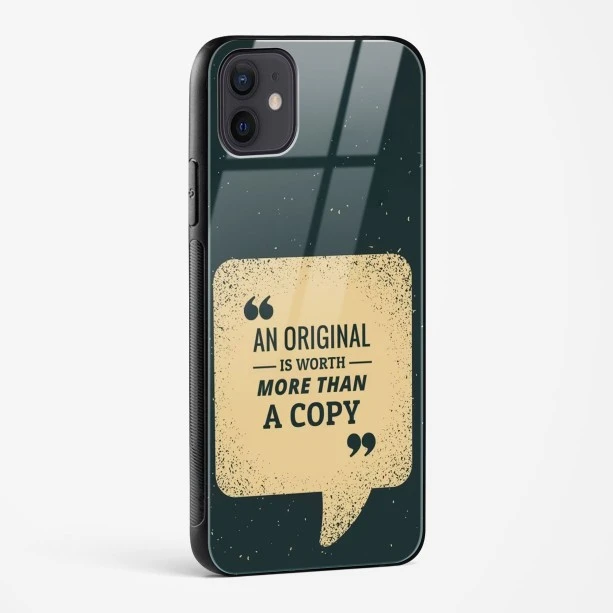 Original Is Worth Glass Case Phone Cover For iPhone 12