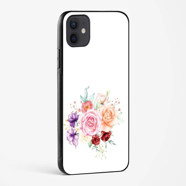 Flower Design Abstract 1 Glass Case Phone Cover For iPhone 12