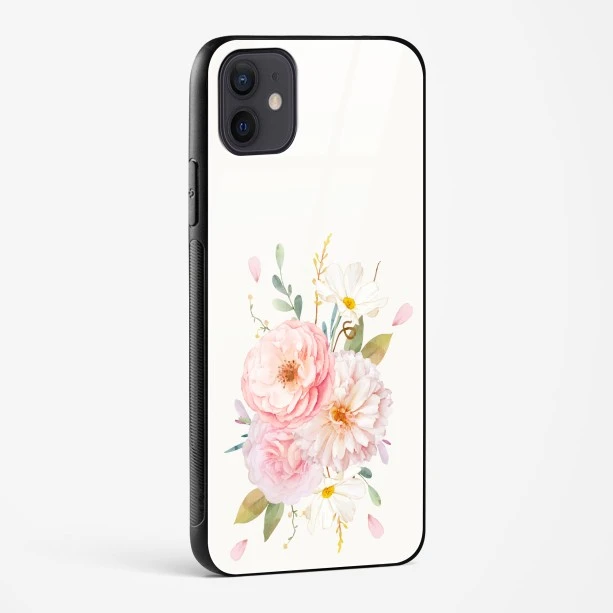 Flower Design Abstract 2 Glass Case Phone Cover For iPhone 12