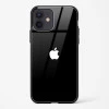 Rich Black Glossy Glass Case for iPhone 12