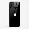 Rich Black Glossy Glass Case for iPhone 12