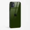 Dark Green Glass Case for iPhone 12