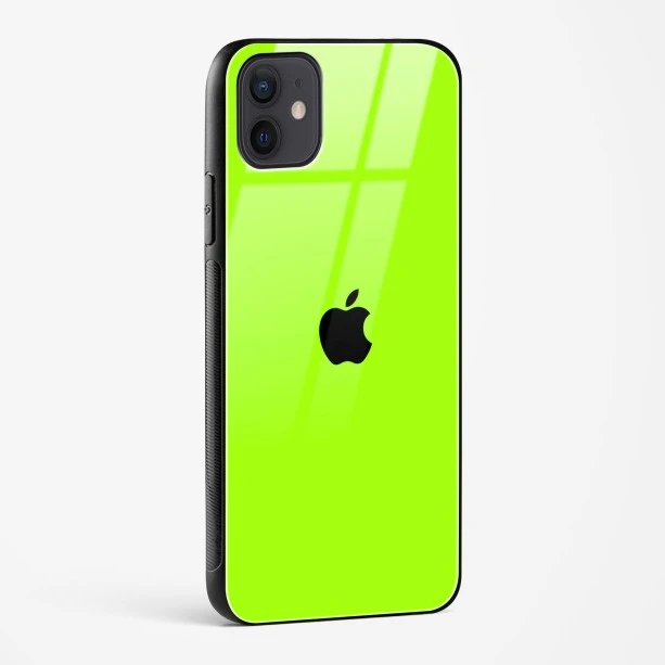 Neon Green Glass Case for iPhone 12