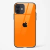 Orange Glass Case for iPhone 12