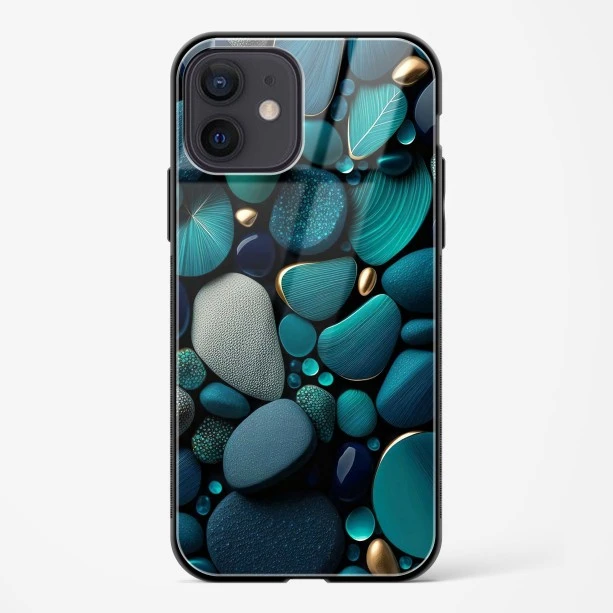 Pebble Design Glass Case for iPhone 12