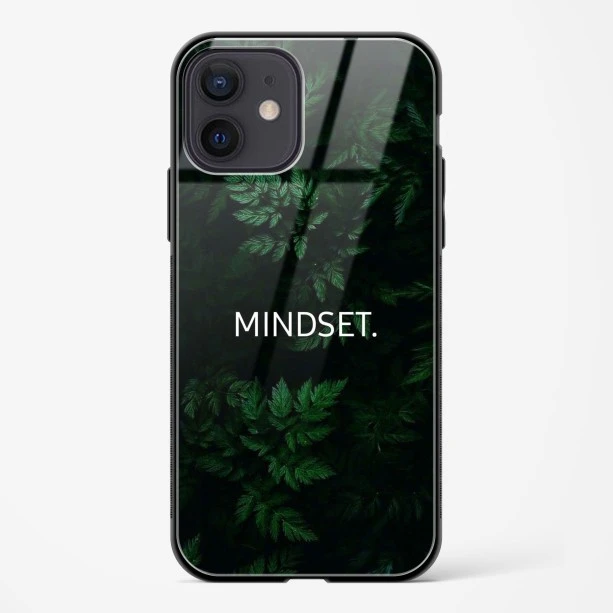 Mindset Quote Glass Case for iPhone 12