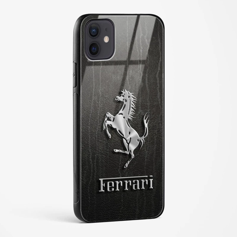 Ferrari Glass Case for iPhone 12