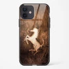 Ferrari Design Gold Glass Case for iPhone 12