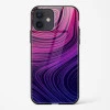 Spiral Design Glass Case for iPhone 12
