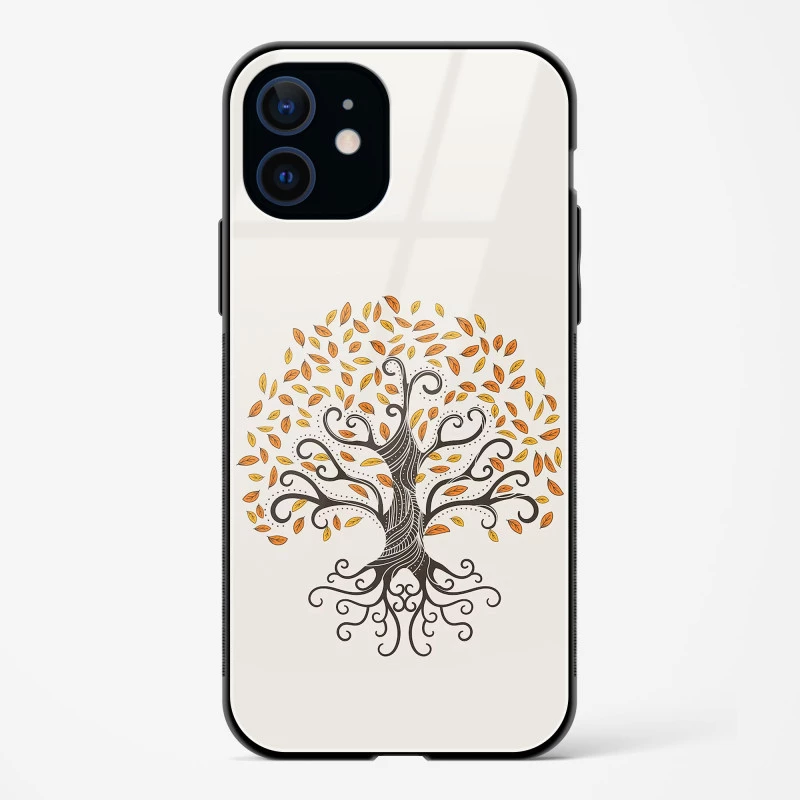 Oak Tree Deep Roots Glass Case Phone Cover For iPhone 12 Mini