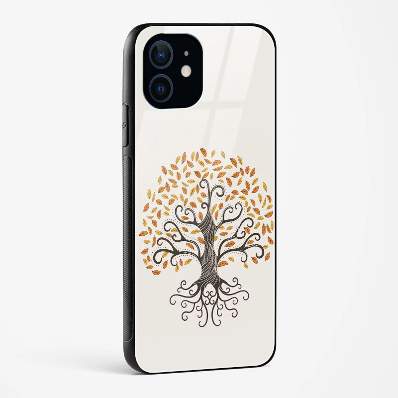 Oak Tree Deep Roots Glass Case Phone Cover For iPhone 12 Mini