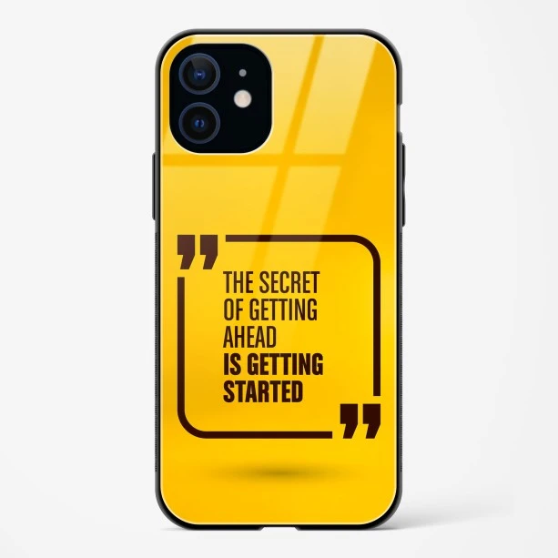 Get Started Glass Case Phone Cover For iPhone 12 Mini
