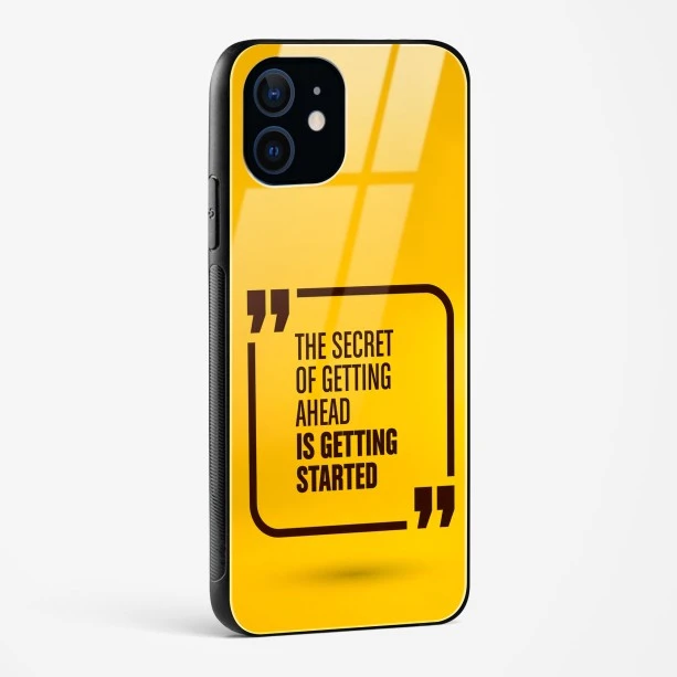 Get Started Glass Case Phone Cover For iPhone 12 Mini