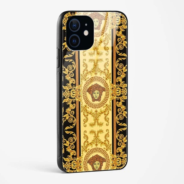 Versace Design Glass Case for iPhone 12 Mini