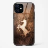 Ferrari Design Gold Glass Case for iPhone 12 Mini