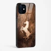 Ferrari Design Gold Glass Case for iPhone 12 Mini