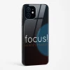 Focus Quote Glass Case for iPhone 12 Mini