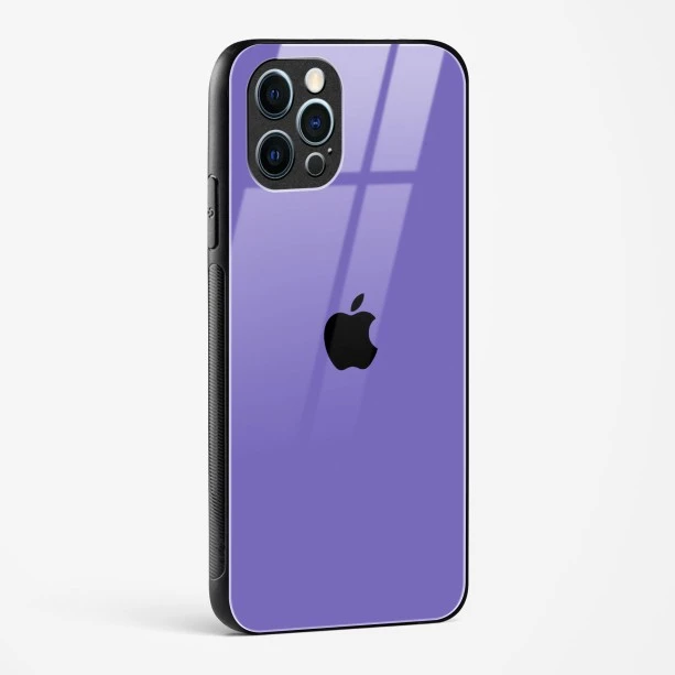 Purple Glass Case for iPhone 12 Pro