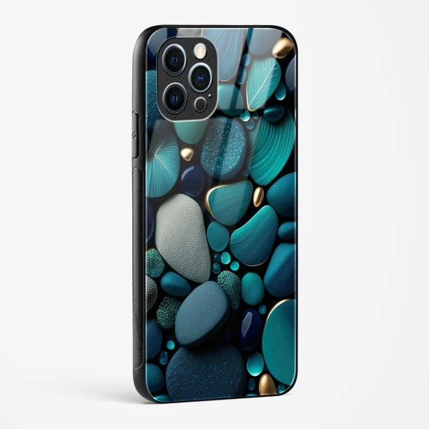 Pebble Design Glass Case for iPhone 12 Pro