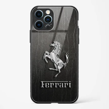 Ferrari Glass Case for iPhone 12 Pro