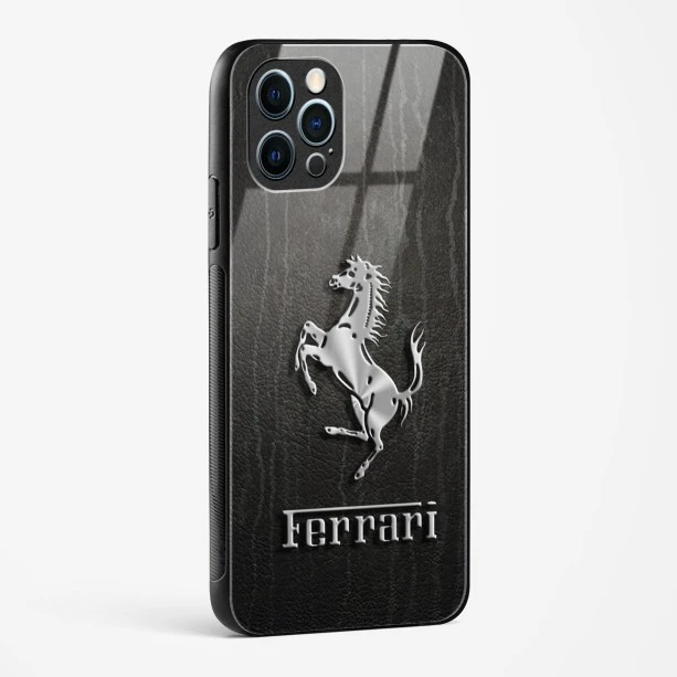 Ferrari Glass Case for iPhone 12 Pro