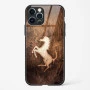 Ferrari Design Gold Glass Case for iPhone 12 Pro