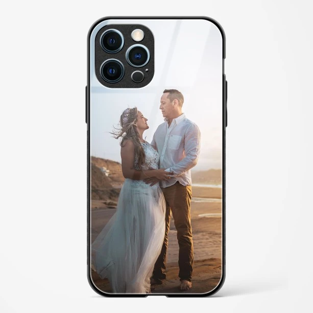 Customized Photo Glass Case For iPhone 12 Pro - Add Your Own Photo