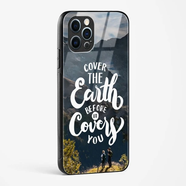 Travel Quote Glass Case Phone Cover For iPhone 12 Pro Max