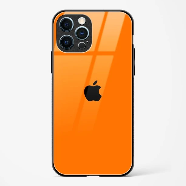 Orange Glass Case for iPhone 12 Pro Max