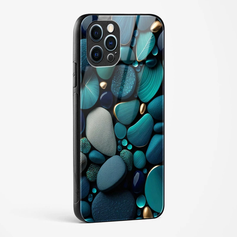 Pebble Design Glass Case for iPhone 12 Pro Max