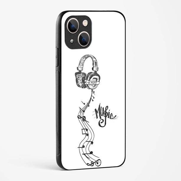 My Music Glass Case Phone Cover For iPhone 13