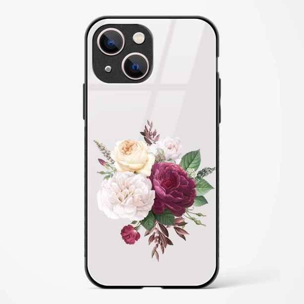 Flower Design Abstract 3 Glass Case Phone Cover For iPhone 13