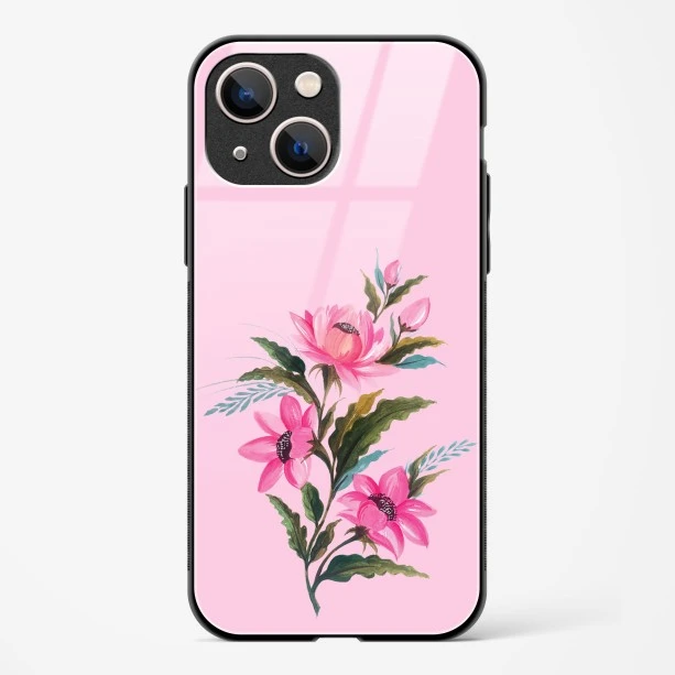 Flower Design Abstract 4 Glass Case Phone Cover For iPhone 13