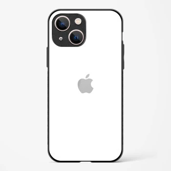 Pure White Glossy Glass Case for iPhone 13