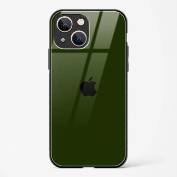 Dark Green Glass Case for iPhone 13