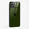 Dark Green Glass Case for iPhone 13