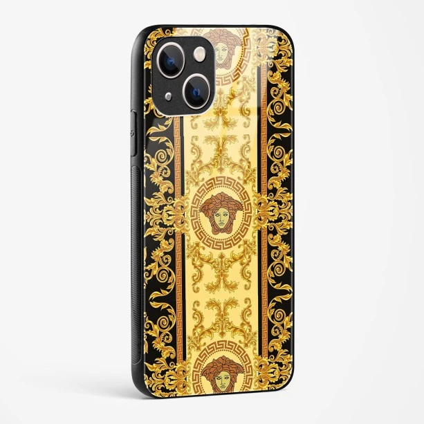 Versace Design Glass Case for iPhone 13