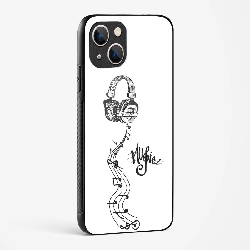 My Music Glass Case Phone Cover For iPhone 13 Mini