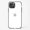 Pure White Glossy Glass Case for iPhone 13 Mini
