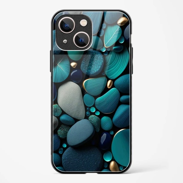 Pebble Design Glass Case for iPhone 13 Mini