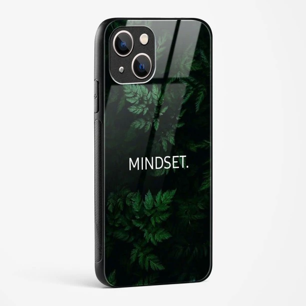 Mindset Quote Glass Case for iPhone 13 Mini